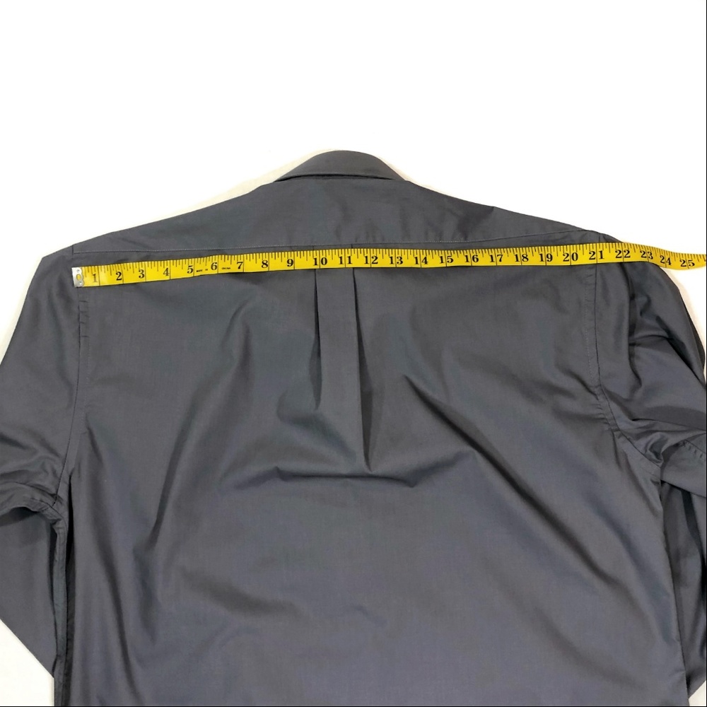 Giorgio Brutini Dark Gray Long Sleeve Shirt, Large - Picture 7 of 8